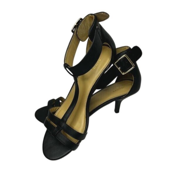 CATO Stilettos Open Toe Pump Heeled Sandals Black Size 8 - Picture 2 of 11